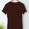 Chocolate Color Drop Shoulder T-Shirt for Men